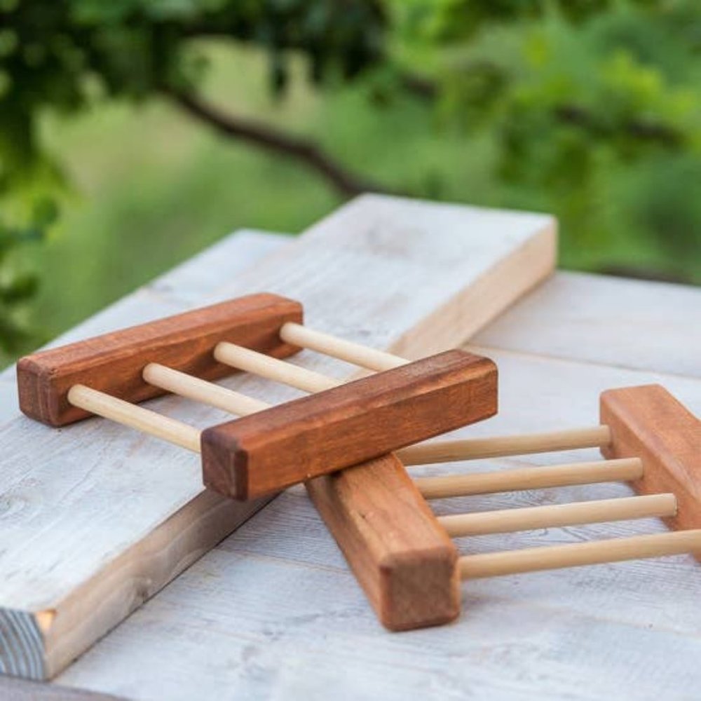 50 % OFF    Rock Bottom Wooden Soap Dish  (3 LEFT)